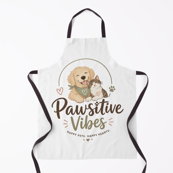 Item preview, Pawsitive Vibes Only | Happy Pets Lover T-Shirt & Sticker designed and sold by CreativeNest Prints.