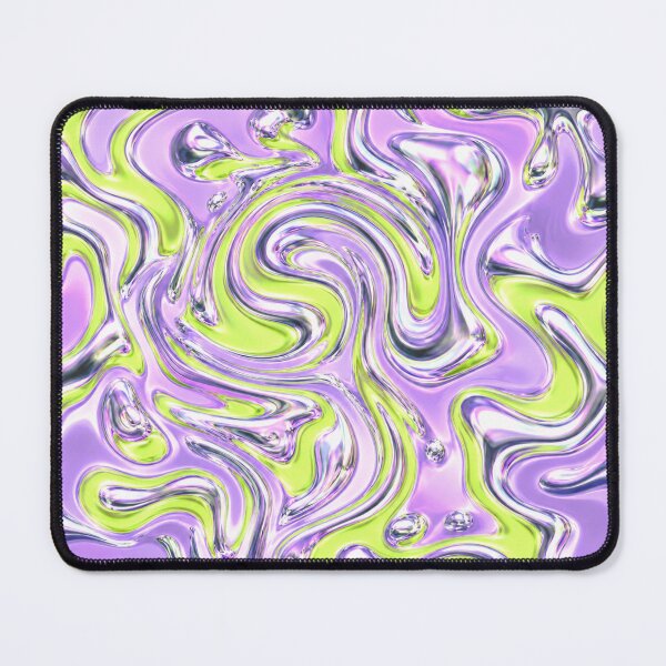 Item preview, Liquid Chrome Lime and Lavender Swirl designed and sold by Owcomm.