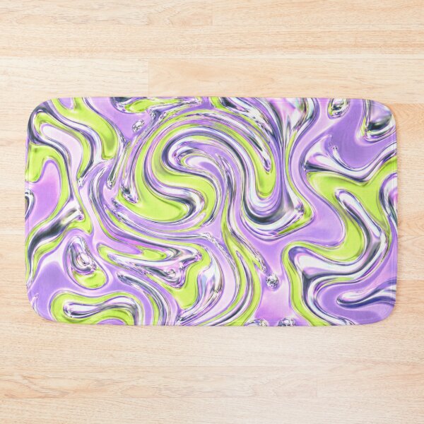 Item preview, Liquid Chrome Lime and Lavender Swirl designed and sold by Owcomm.
