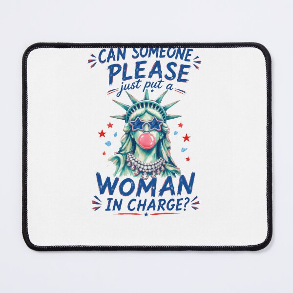 Item preview, Can Someone Please Just Put A Woman In Charge? Female Leadership Political Statement American Voter designed and sold by HumansStuck12.