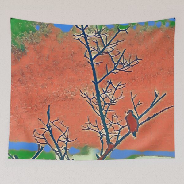Item preview, Solitary Bird Perched on Bare Tree designed and sold by Sean McElroy.