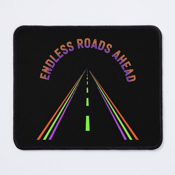 Item preview, Unique Graduation Gift Endless Roads Ahead — Synthwave Highway Art designed and sold by PixelQ.