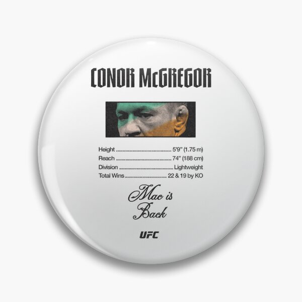 Item preview, Conor McGregor "Mac Is Back" Stats designed and sold by JeyVel.