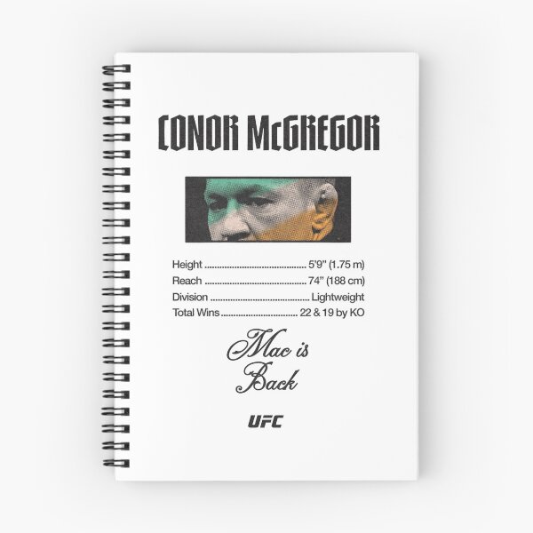 Item preview, Conor McGregor "Mac Is Back" Stats designed and sold by JeyVel.