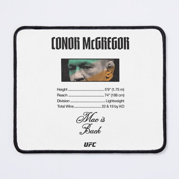 Item preview, Conor McGregor "Mac Is Back" Stats designed and sold by JeyVel.