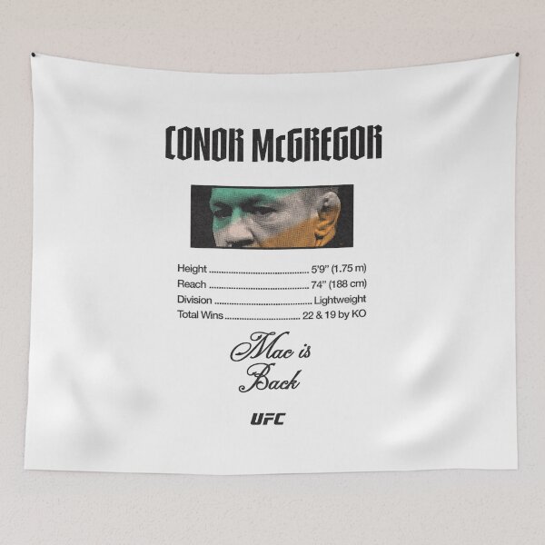 Item preview, Conor McGregor "Mac Is Back" Stats designed and sold by JeyVel.