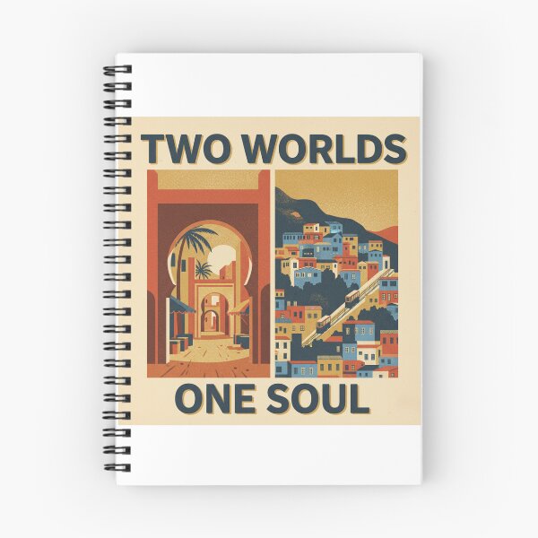 Item preview, Two Worlds One Soul — Morocco Chile Retro Poster designed and sold by KariGoStudio.