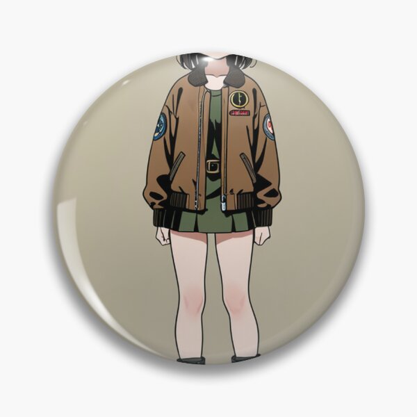 Item preview, Fashion - Woman in Brown Bomber Jacket Mini Skirt Combat Boots Anime designed and sold by AnimeShin.