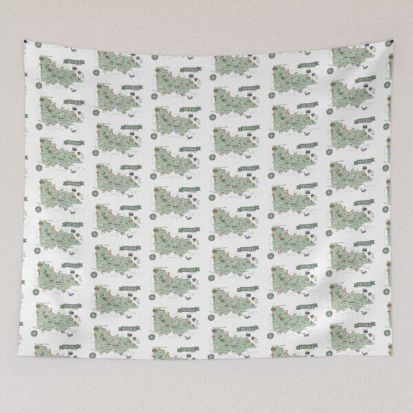 Item preview, Map of Victoria, Australia - Green designed and sold by Those Pencil Shavings.