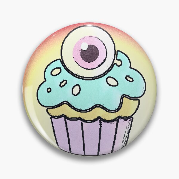 Item preview, Cupcake Eye Kawaii Creepy Cute Pastel Spooky designed and sold by AstronautMerch.