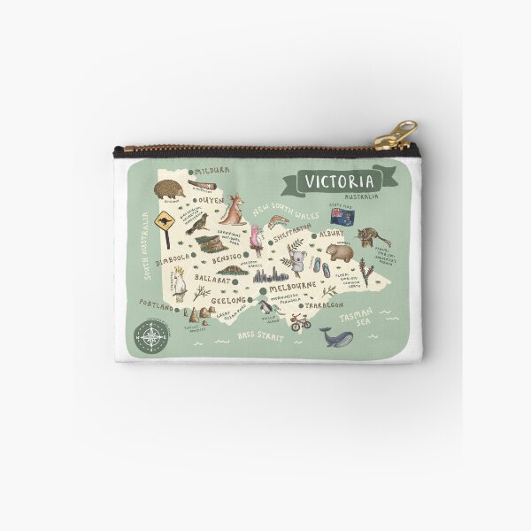Item preview, Map of Victoria, Australia - Green designed and sold by Those Pencil Shavings.