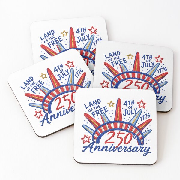 Item preview, Land Of The Free 4th Of July 1776 250th Anniversary American Independence Day Patriot Celebration designed and sold by HumansStuck12.