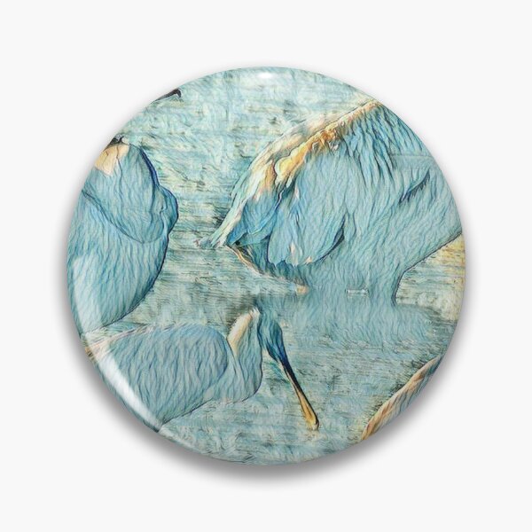 Item preview, Textured Impressionist Pelicans by the Water designed and sold by Sean McElroy.
