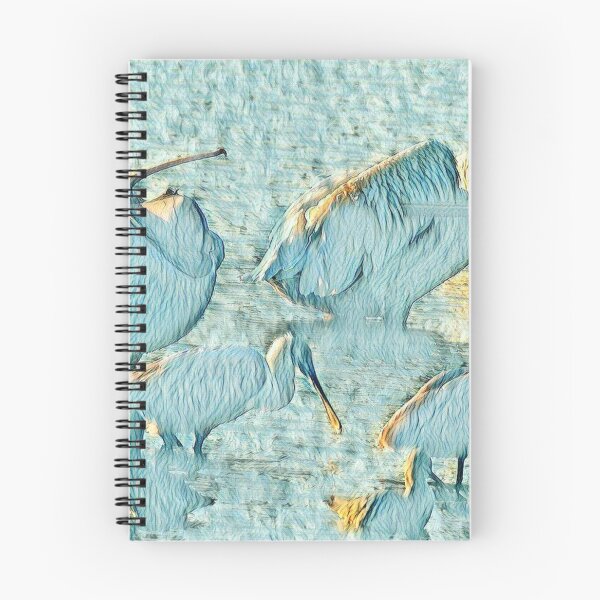 Item preview, Textured Impressionist Pelicans by the Water designed and sold by Sean McElroy.