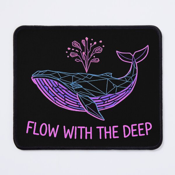 Item preview, Flow With The Deep Ocean Lover Gift For Him designed and sold by PixelQ.