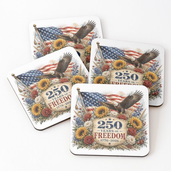 Item preview, America 250 Eagle and Sunflowers Patriotic Artwork designed and sold by PetalGarden.