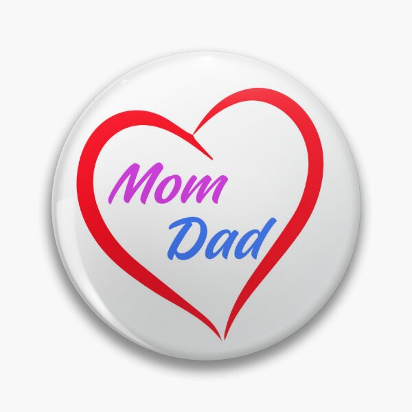 Item preview, Mom Dad Heart | Family Love Design designed and sold by shreeedesigns.
