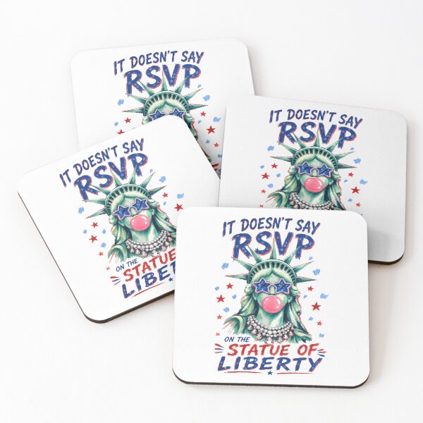 Artikelvorschau, Auf der Website der Freiheitsstatue zum amerikanischen Unabhängigkeitstag steht nicht „RSVP“ (Anmeldung erforderlich). entworfen und verkauft von HumansStuck12.