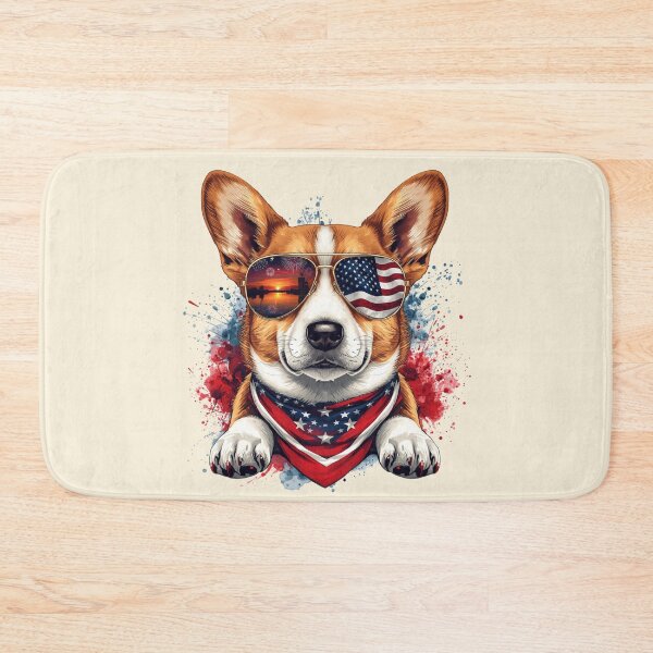Item preview, PATRIOTIC CORGI DOG designed and sold by BKDIGITALSHOP.