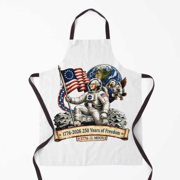 Item preview, Astronaut George Washington Moon Landing Patriotic Design designed and sold by Zara Art House.