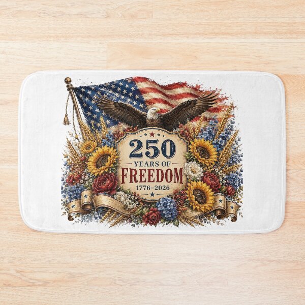 Item preview, America 250 Celebration Patriotic Floral Art designed and sold by PetalGarden.