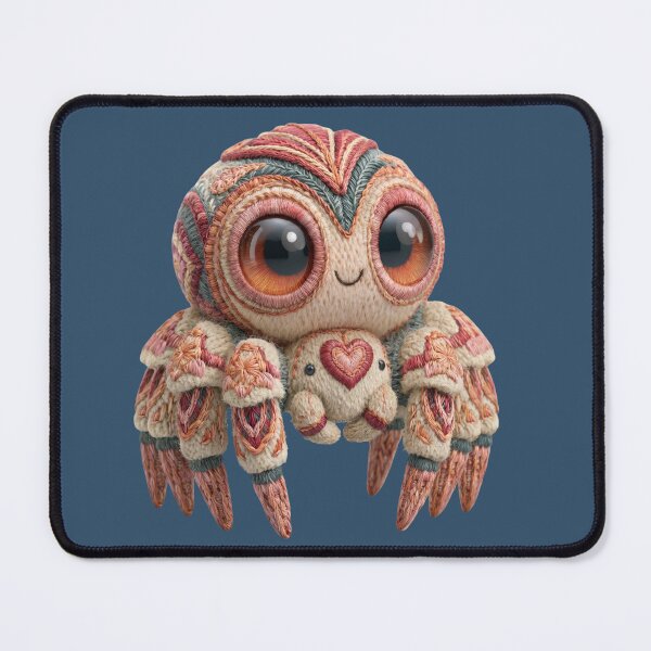 Item preview, Heart Companion Spider Embroidery designed and sold by MegaNovaArt.
