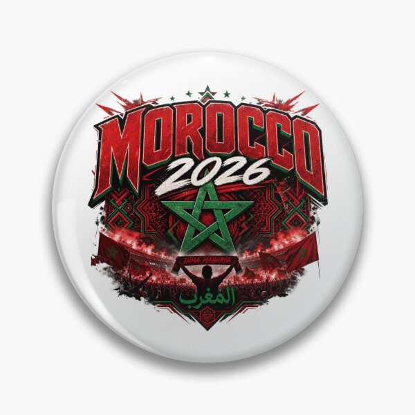 Item preview, Morocco 2026 Football World Cup Glory | Atlas Lions Fan Supporter Shirt designed and sold by rushaib.