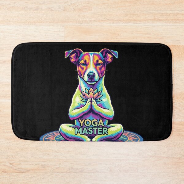 Item preview, Pop Art Jack Russell Yoga Master - Funny Meditating Dog designed and sold by Pfotenfaden.
