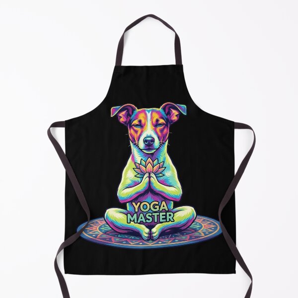 Item preview, Pop Art Jack Russell Yoga Master - Funny Meditating Dog designed and sold by Pfotenfaden.