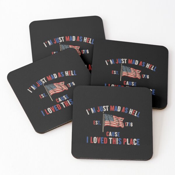 Item preview, I'm Just Mad As Hell Est. 1776 Cause I Loved This Place American Patriot USA Conservative designed and sold by RetroMini2026.