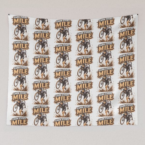 Item preview, CycloCrossKing — Earn Every Mile | Cyclocross CX Mud Humour designed and sold by Pedal & Pace.