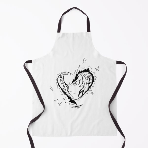 Item preview, Flame Hashira face framed inside a flaming heart designed and sold by Deviantfant.