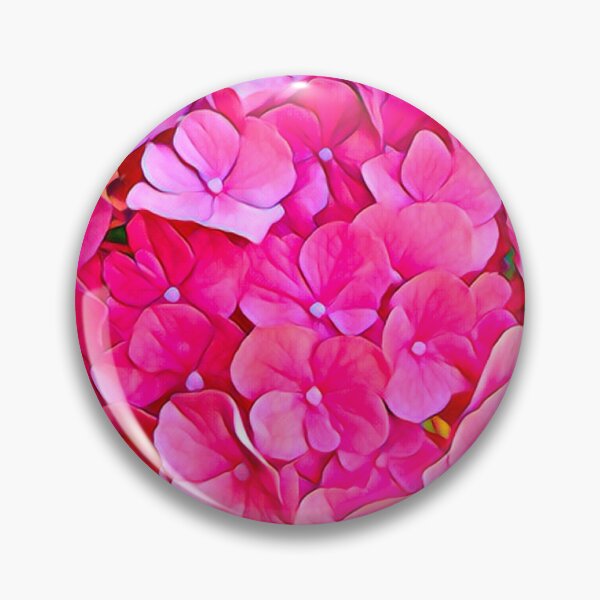 Item preview, Pink Hydrangea Flower Blossom Transparent Sticker Graphic designed and sold by BalkanBloom.