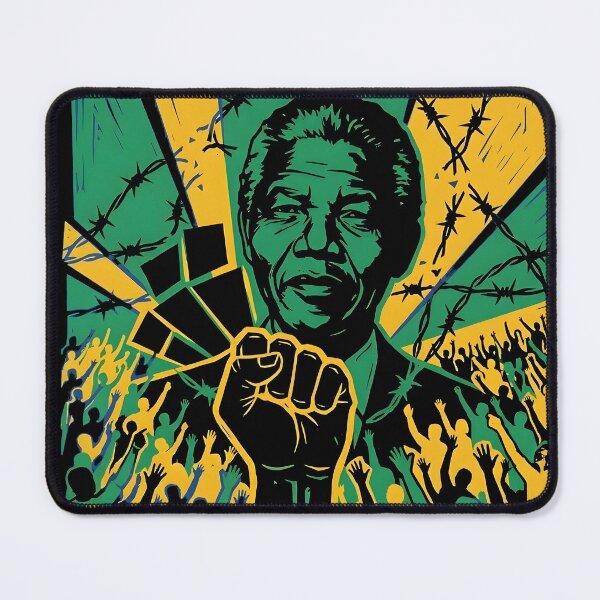 Item preview, Nelson Mandela Amandla Awethu Protest Propaganda Art designed and sold by EKHOAISTORE.