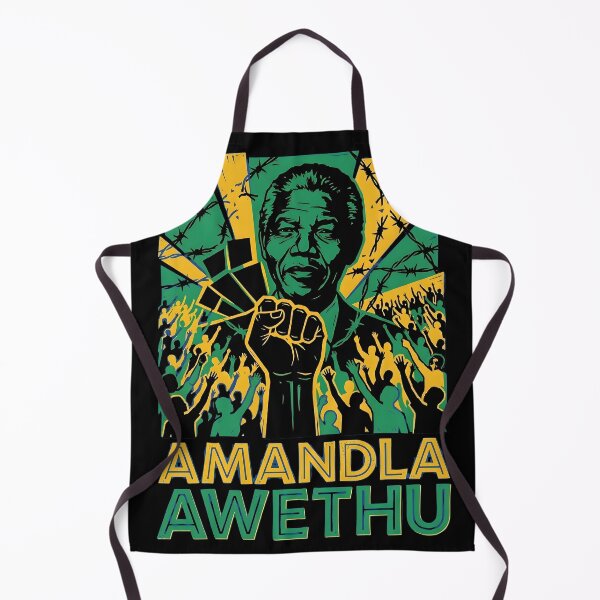 Item preview, Nelson Mandela Amandla Awethu Protest Propaganda Art designed and sold by EKHOAISTORE.