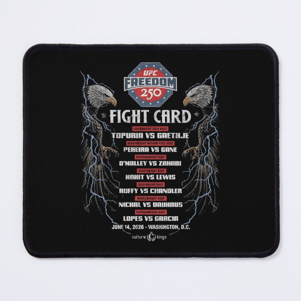 Item preview, UFC Freedom 250: Fight Card designed and sold by JeyVel.
