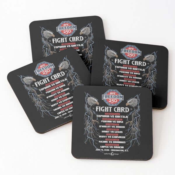 Item preview, UFC Freedom 250: Fight Card designed and sold by JeyVel.