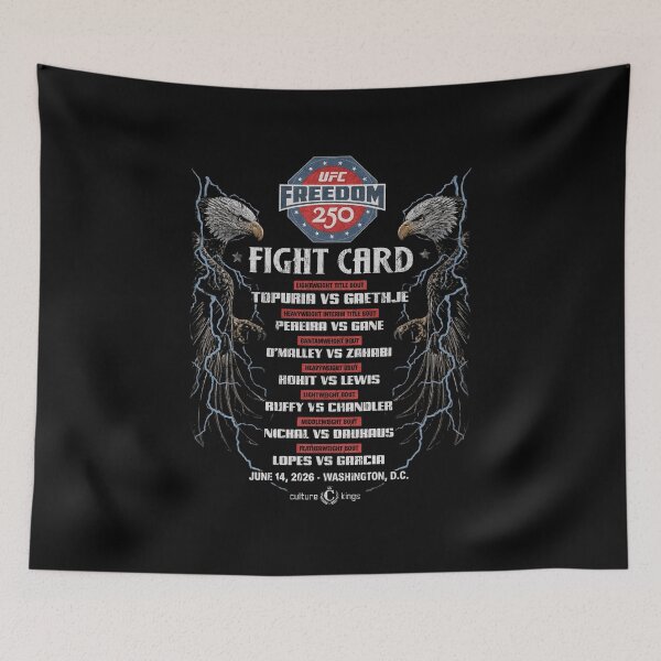 Item preview, UFC Freedom 250: Fight Card designed and sold by JeyVel.