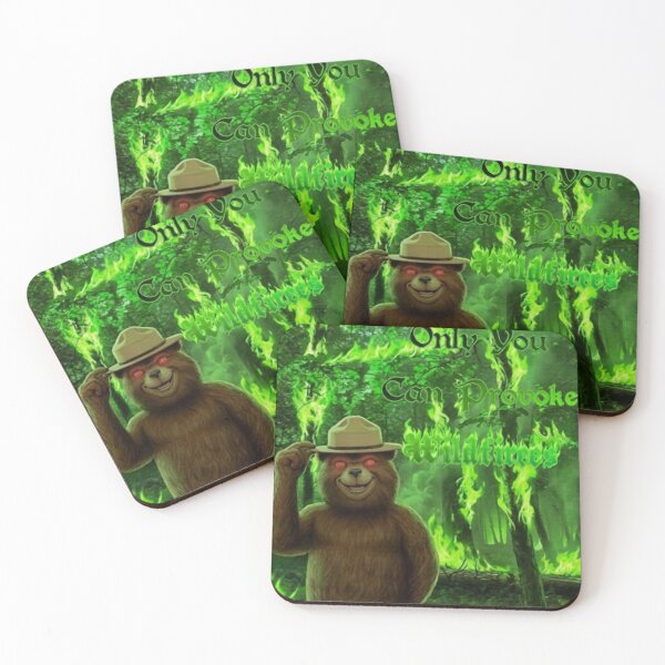 Item preview, Only You Can Provoke Wildfires | Green Inferno  designed and sold by Raptilyan Creations | Apparel & Stickers.