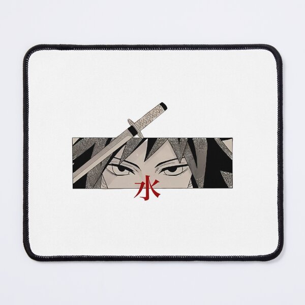 Item preview, Water Hashira intense eyes gazing behind his blade designed and sold by Deviantfant.