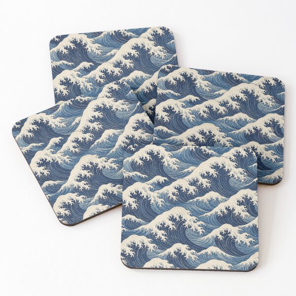 Item preview, Great Wave Japanese Ocean Pattern designed and sold by Owcomm.