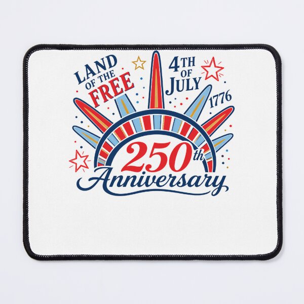 Item preview, Land Of The Free 4th Of July 1776 250th Anniversary American Patriot Independence Day designed and sold by HumansStuck12.