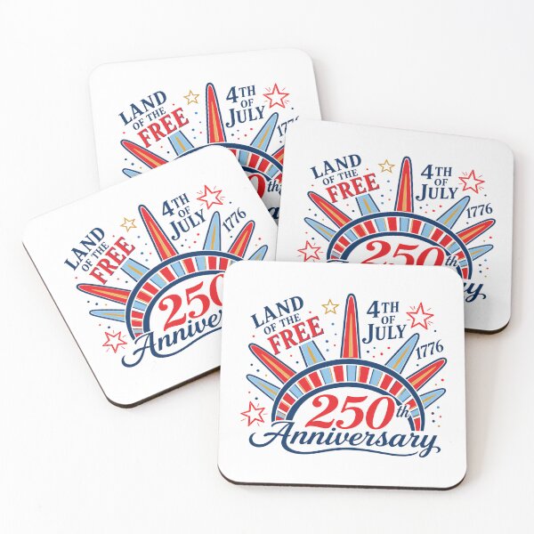 Item preview, Land Of The Free 4th Of July 1776 250th Anniversary American Patriot Independence Day designed and sold by HumansStuck12.