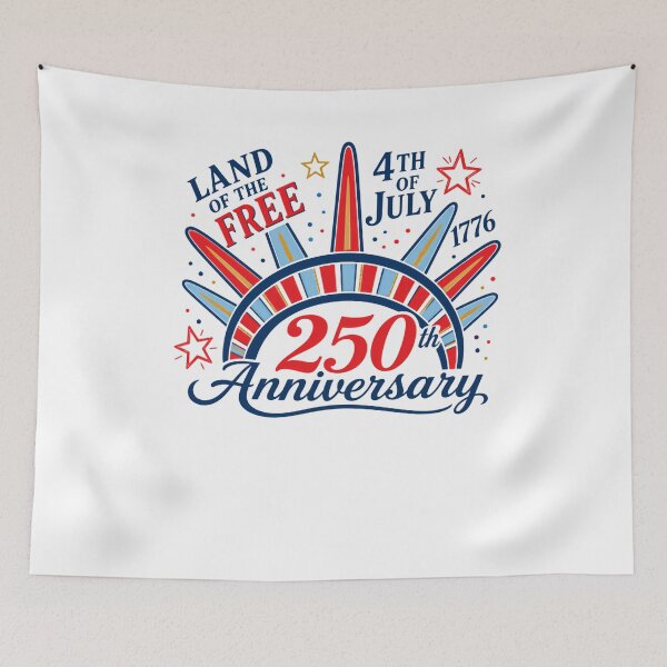 Item preview, Land Of The Free 4th Of July 1776 250th Anniversary American Patriot Independence Day designed and sold by HumansStuck12.