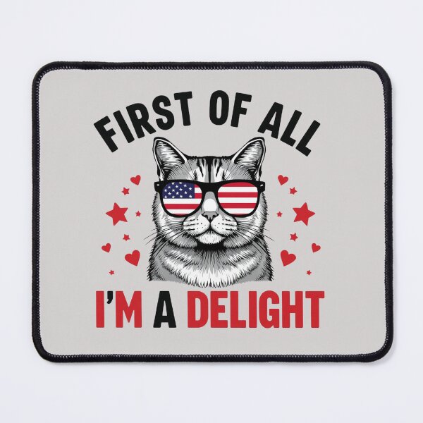 Item preview, PATRIOTIC FUNNY CAT designed and sold by BKDIGITALSHOP.