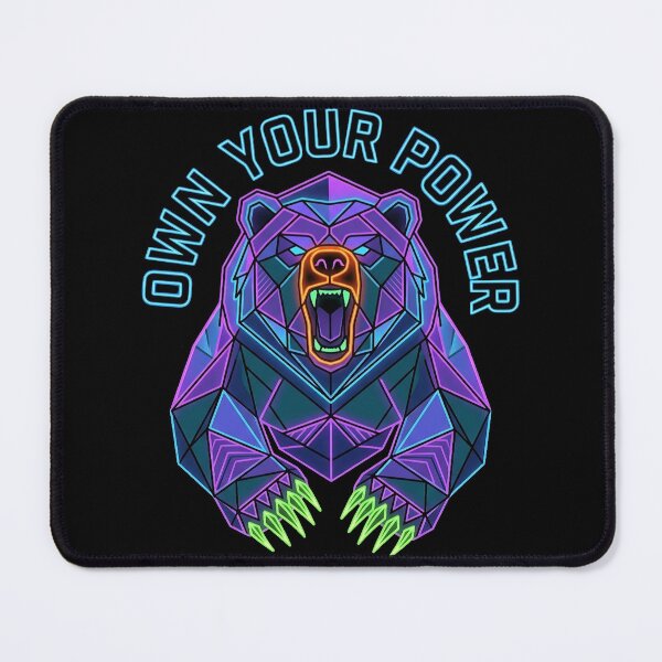 Item preview, Unique Esports Bear Gift for Boyfriend — Neon Gym Motivational Poster designed and sold by PixelQ.