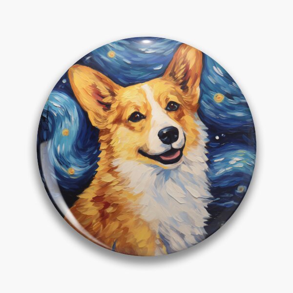 Item preview, Funny Fawn Corgi Starry Night Illustration Mom Dad Kids designed and sold by rafaeltto.
