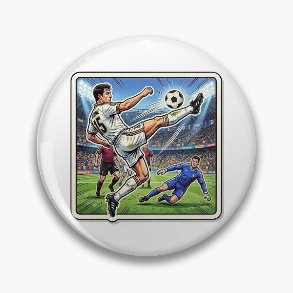 Item preview, Epic Football Goal Sticker | Soccer Match Action Sports Design designed and sold by Pandey14.