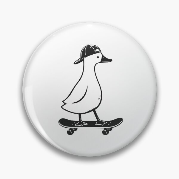 Item preview, Cool Skateboarding Duck designed and sold by afr-saad.