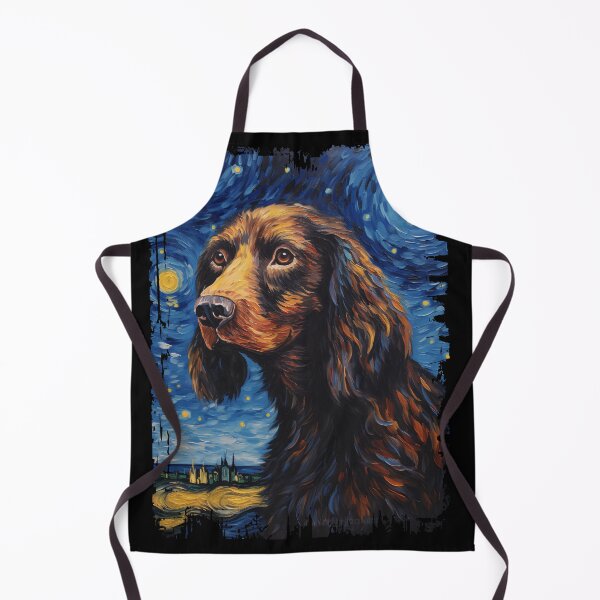 Item preview, Funny Field Spaniel Starry Night Illustration Mom Dad Kids designed and sold by rafaeltto.